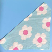 Blue Flowers Dog Bandana