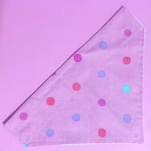 Pink Spotted Dog Bandana