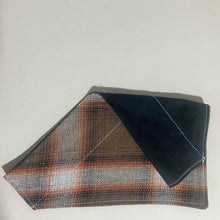 Brown Gingham Dog Bandana